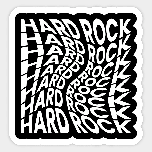 hard rock Sticker by lkn